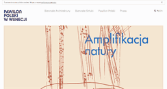 Desktop Screenshot of labiennale.art.pl